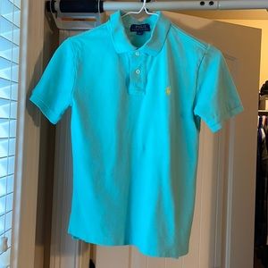 GUC Boy’s Ralph Lauren polo. Aqua. Size 10-12